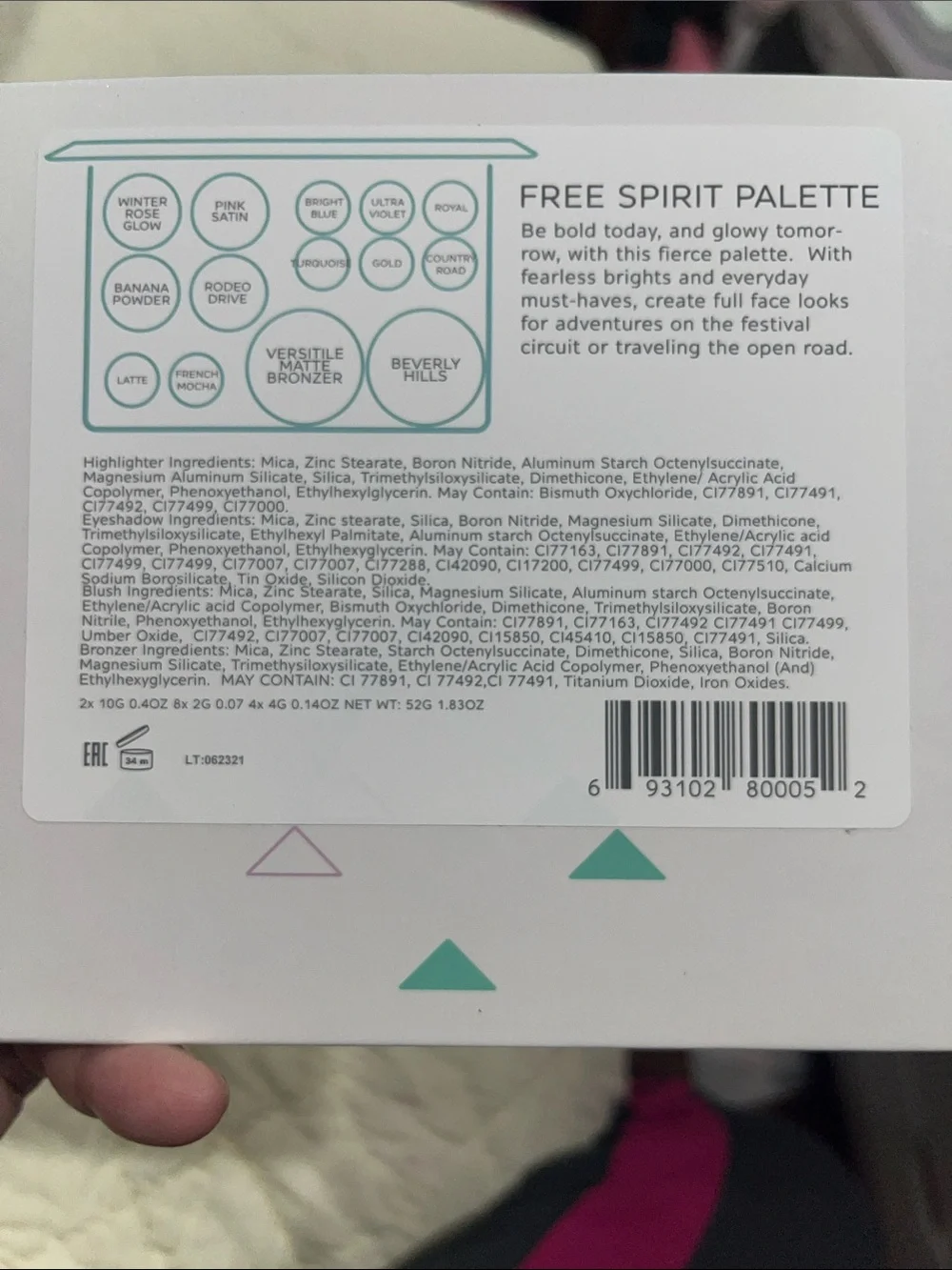 💕OFRA FREE SPIRIT EYE & FACE PALETTE💕